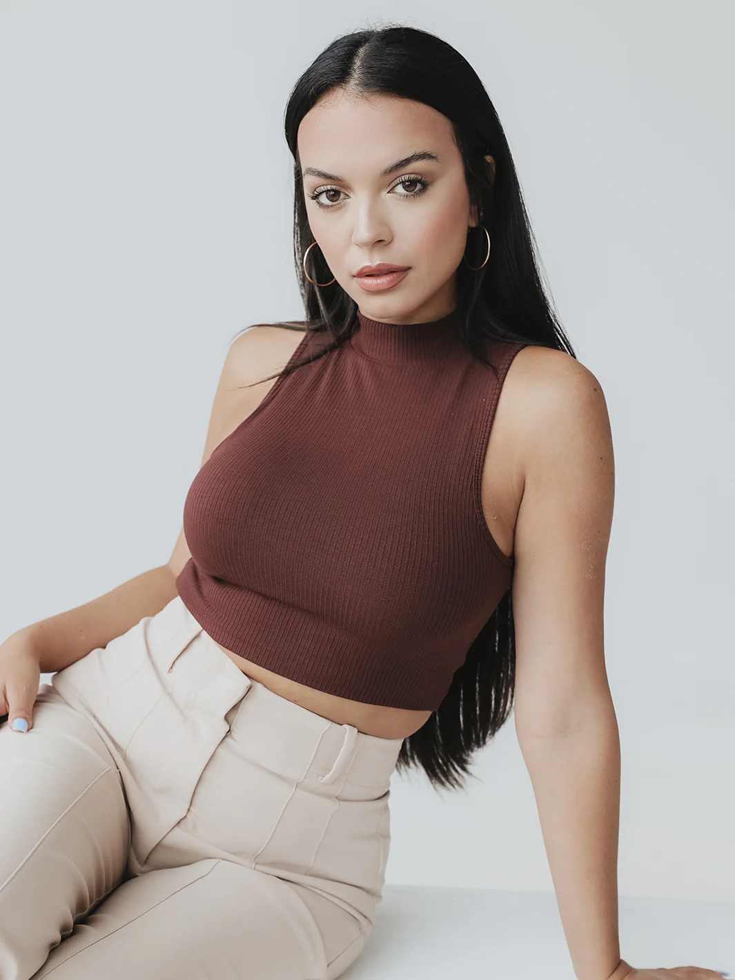 Mock Turtleneck Brami (Crop) | Klassy