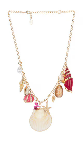 Shell Charm Necklace in Multi | Revolve Clothing (Global)