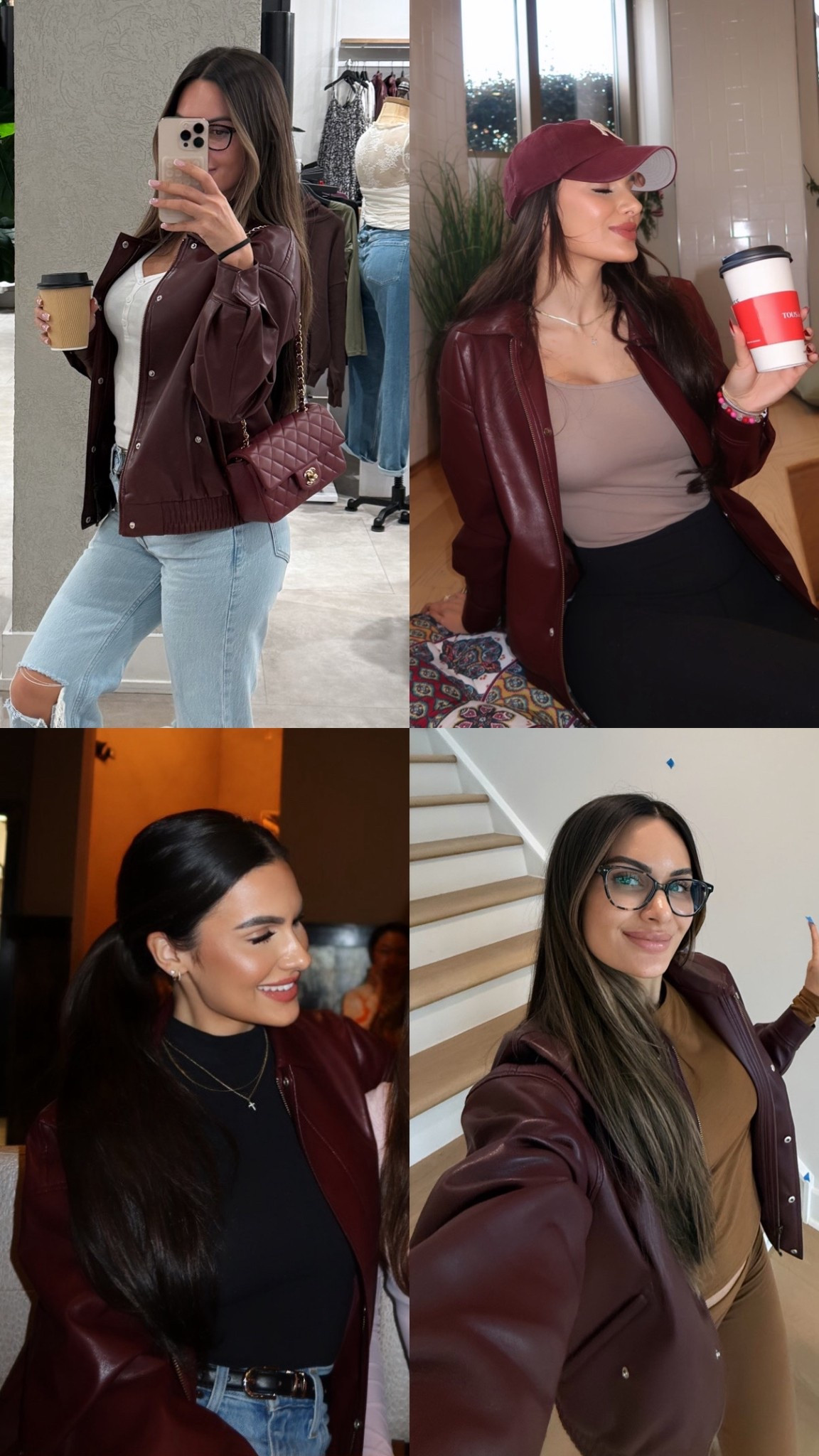 My favorite red leather jacket is part of Amazon Black Friday! I also linked some of my other favorite fashion finds on there @amazon #ad #founditonamazon #winterfavorites2025 

#LTKCyberWeek #LTKootd #LTKGiftGuide