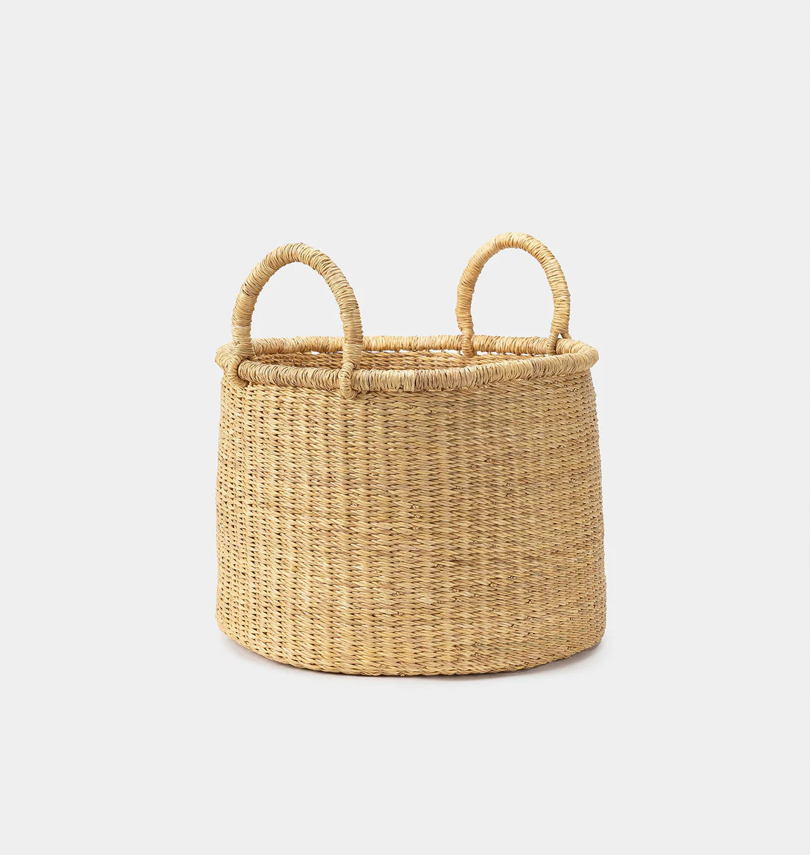 Bolga Floor Basket | Shoppe Amber Interiors | Amber Interiors