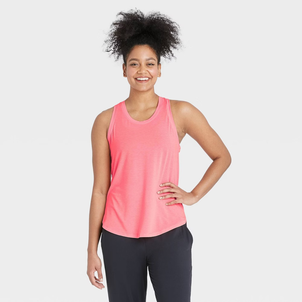 Women's Active Tank Top - All in Motion Sunrise Coral XXL | Target