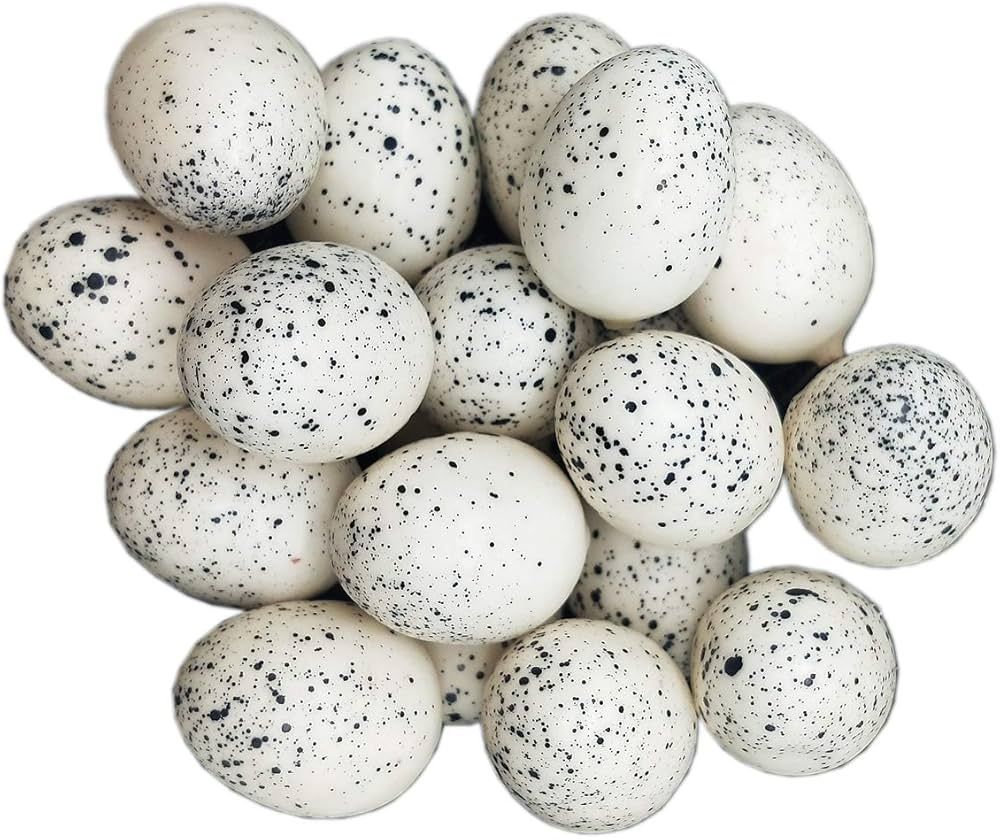 Artificial Bird Eggs Craft for Home Decor Garden Ornaments Speckled Fake Foam Bird Eggs for Weddi... | Amazon (CA)