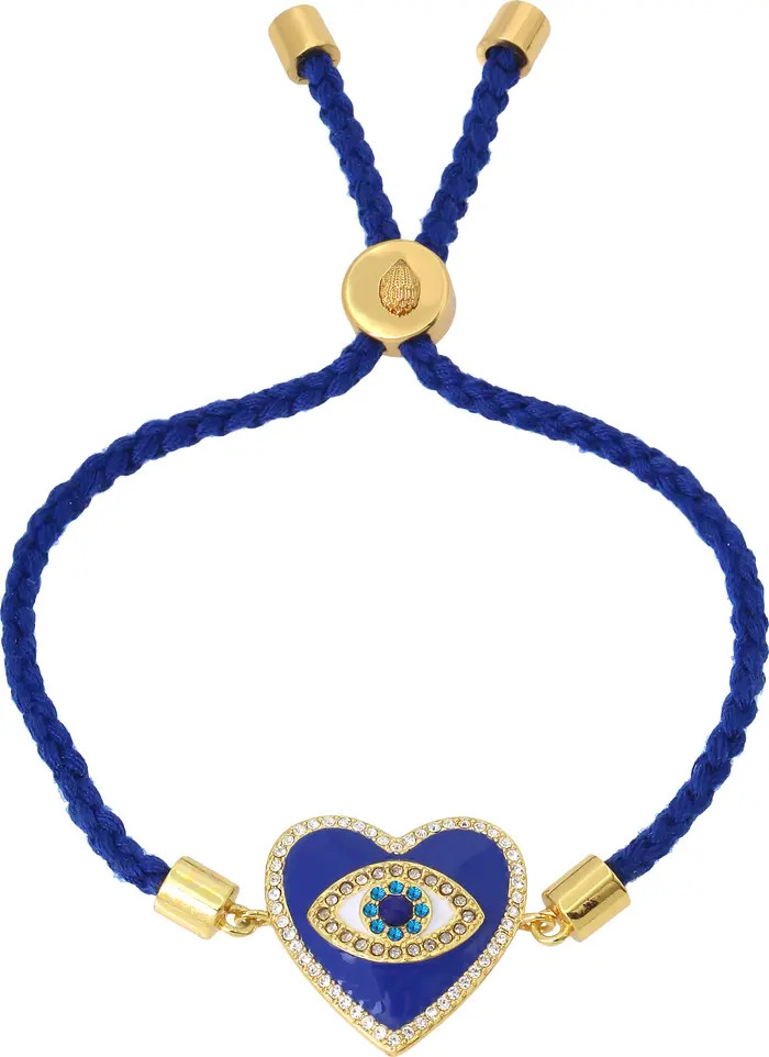 Evil Eye Heart Slider Bracelet | Nordstrom