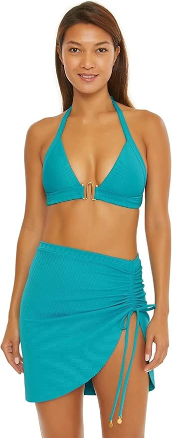 Trina Turk Ripple Cinch Skirt-Beach Cover Ups for Women | Amazon (US)