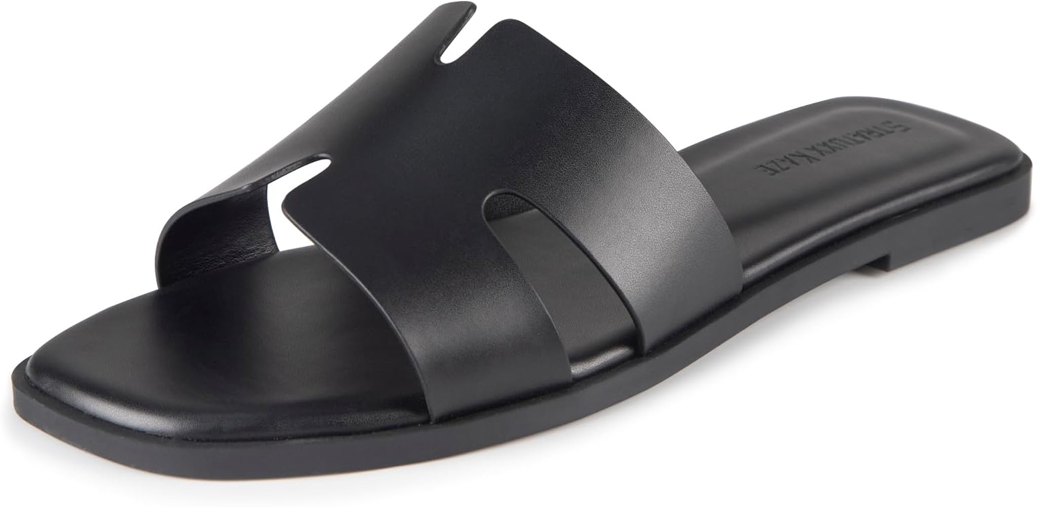 Stratuxx Kaze Open Toe Flat Dress Sandals Womens Slide Comfortable Summer Black, White, Tan Sanda... | Amazon (US)