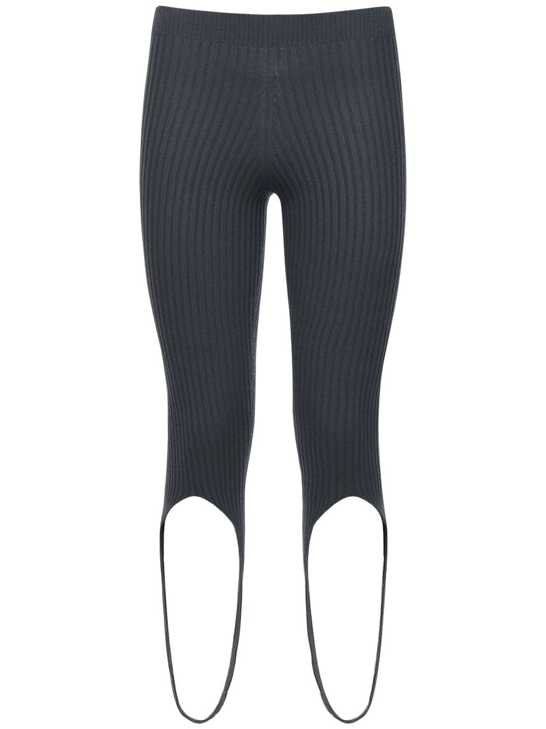 Ribbed Knit Viscose Blend Leggings | Luisaviaroma