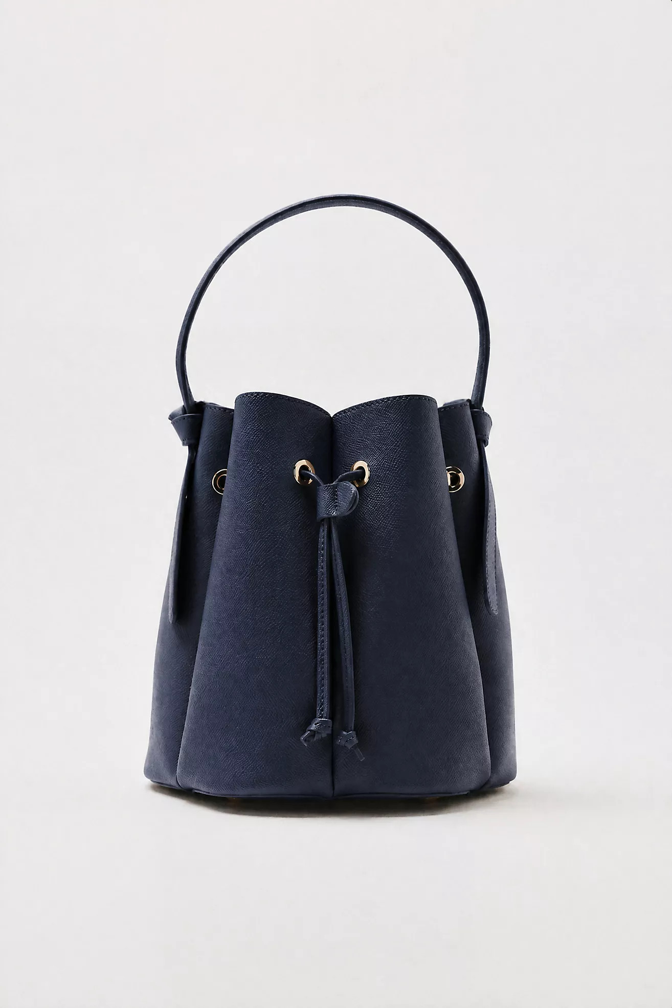 Laguna Cinched Vegan Leather Bucket Bag | Anthropologie (US)