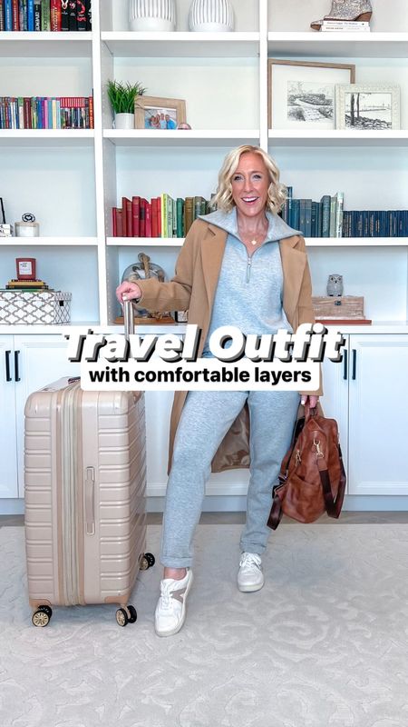 My travel outfit (planning for my London trip!):
• coat - size small, color khaki.
• Spanx AirEssentials quarter zip pullover - size medium. (Code LESLIEXSPANX)
• Spanx AirEssentials joggers - size medium petite. (Code LESLIEXSPANX)
• sneakers - mine are old, but I’m linking the ones I’m taking with me! (I have them ordered!)
• anti-theft backpack - color 
• striped pajamas - size small.
• necklace linked as well  

Follow my shop @onelifeandstyle on the @shop.LTK app to shop this post and get my exclusive app-only content!


#LTKSeasonal #LTKtravel #LTKVideo