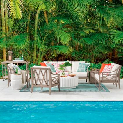 Surrey Hill 3-pc. Sofa Set in Weathered TeakItem # 170116_WEA | Frontgate