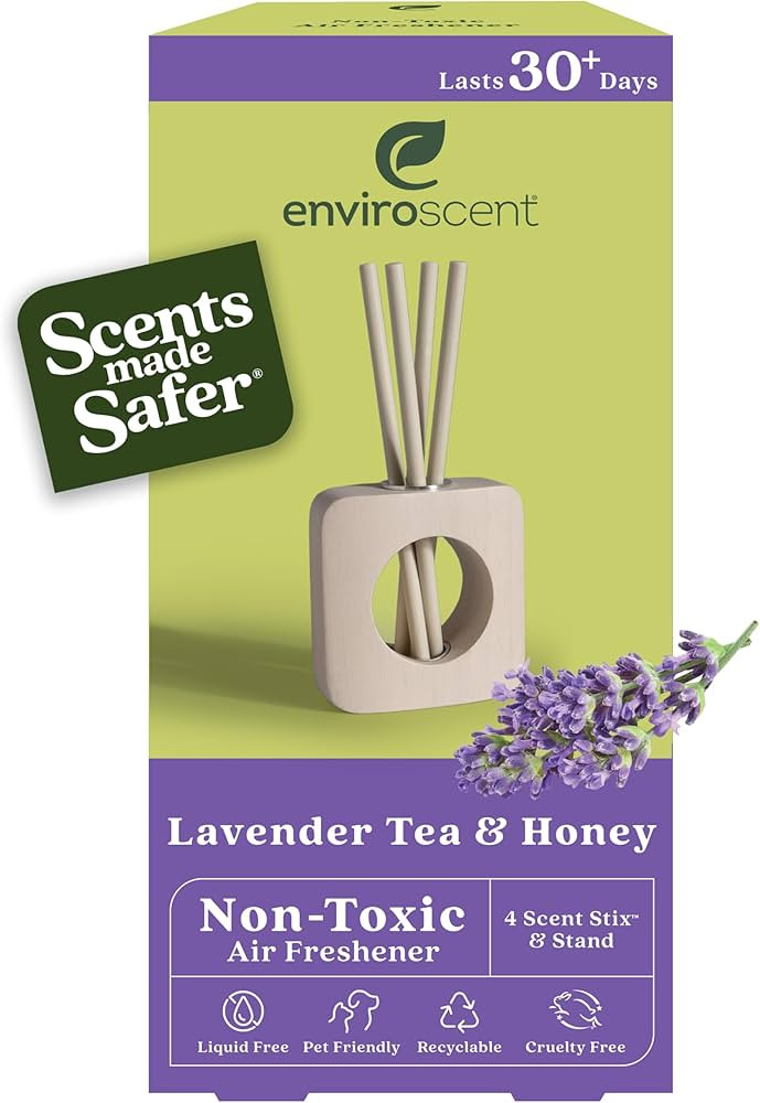 Enviroscent Non-Toxic Air Freshener for Home (Lavender Tea & Honey) Essential Oil Diffuser | Air ... | Amazon (US)