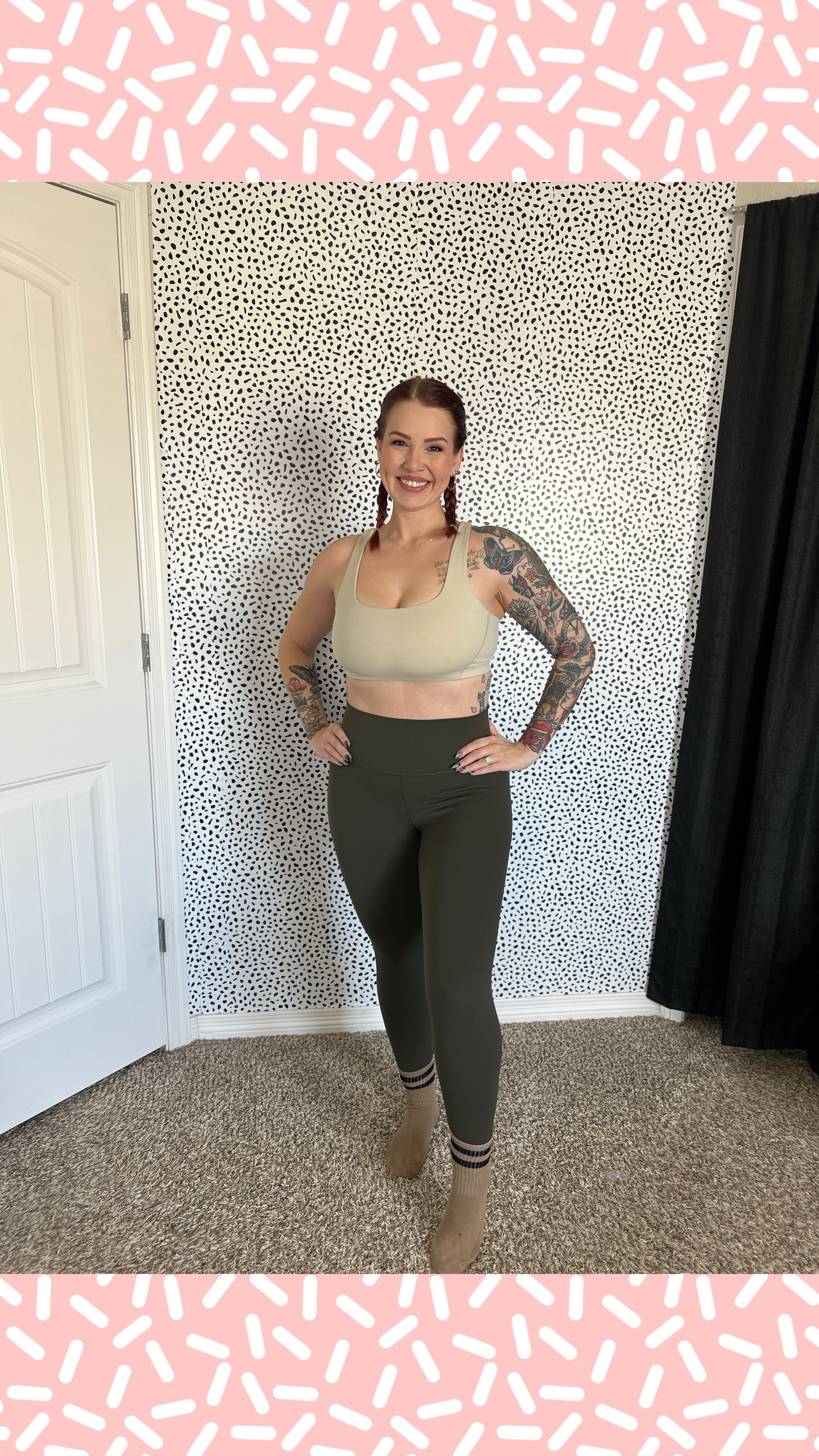 Pilates outfit of the day 🤎

Sports bra- large 
Leggings- large
Jacket- large 

#LTKFitness #LTKFindsUnder50 #LTKMidsize