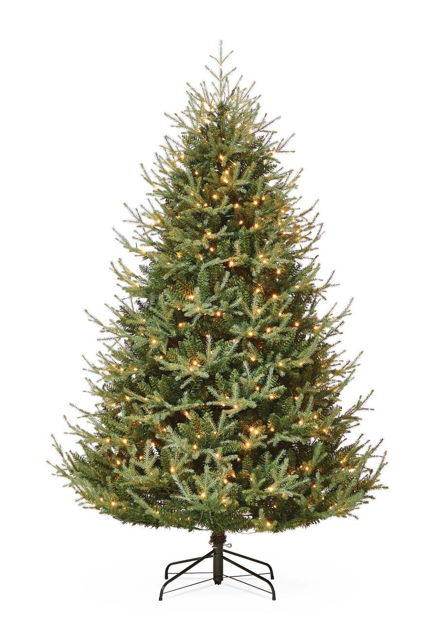 CANVAS Pre-Lit Indoor Noelle Fraser Upswept Acorn Bottom Christmas Tree, 500 Mini LED Lights, 7-f... | Canadian Tire