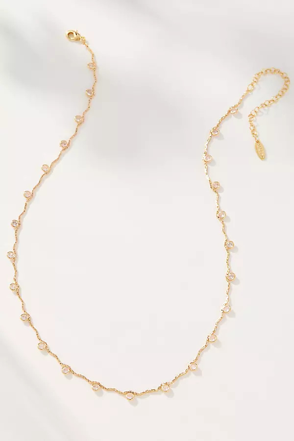 Delicate Crystal Necklace | Anthropologie (US)