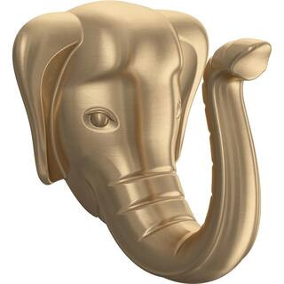 Liberty 2.88 in. Champagne Bronze Elephant Hook B43194-CZ-CP - The Home Depot | The Home Depot