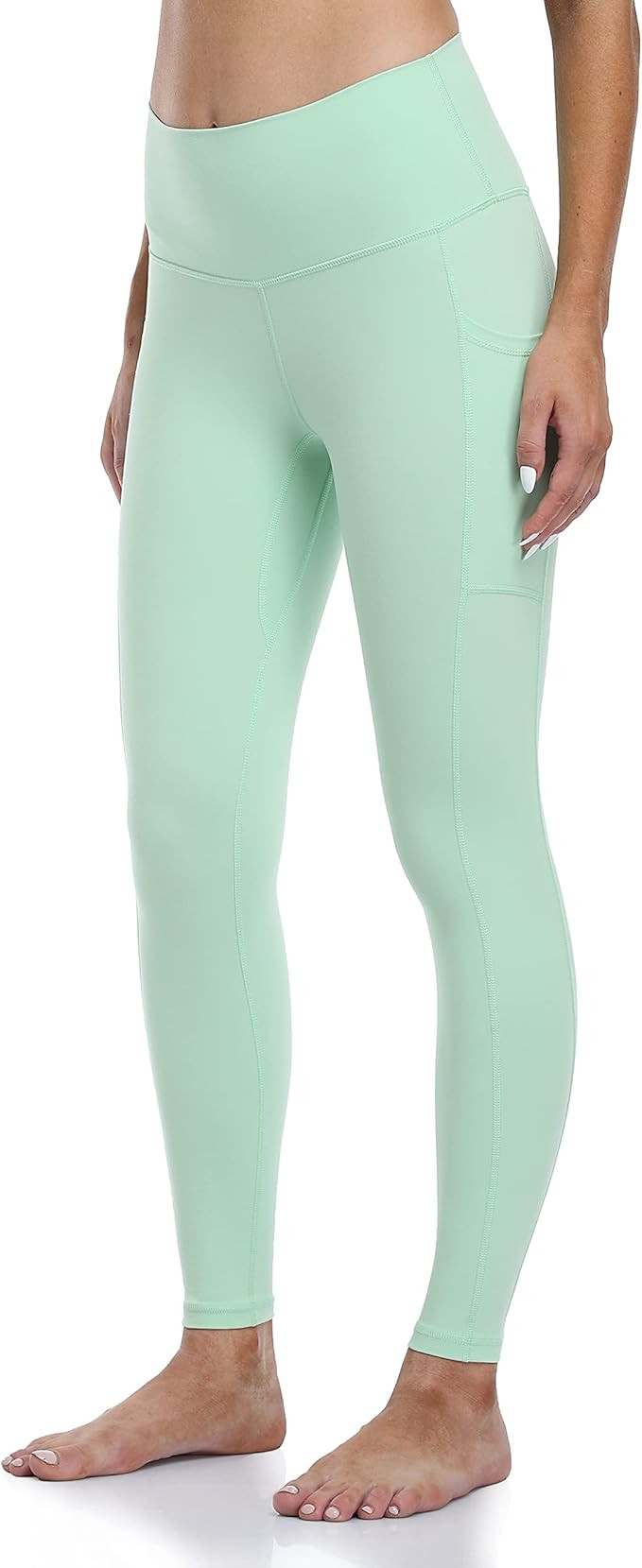 Colorfulkoala Women's High Waisted Yoga Pants 7/8 Length Leggings with Pockets | Amazon (US)