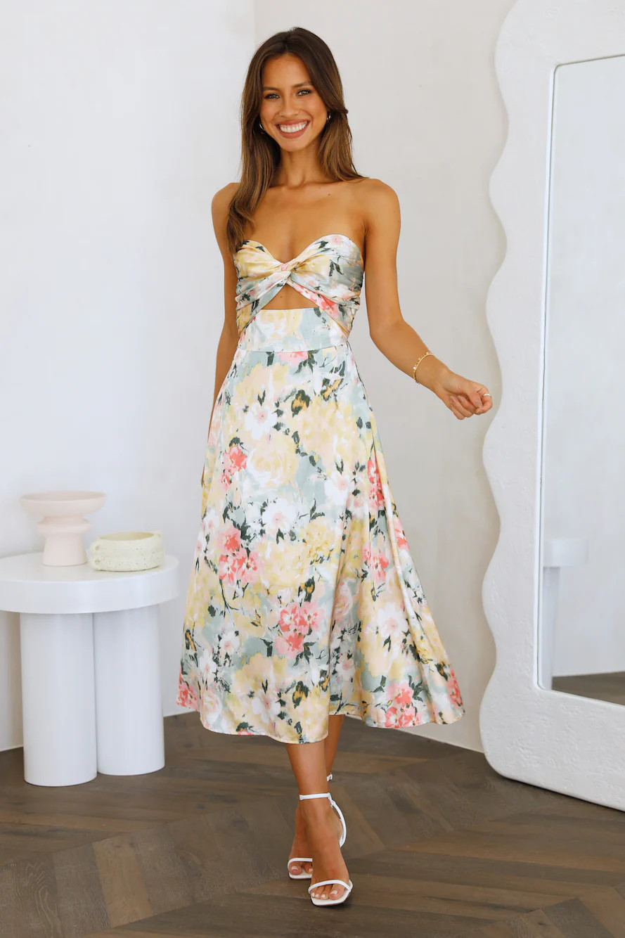 Scenic Drives Midi Dress Floral | Hello Molly (AU)