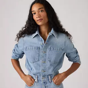 Robe Manche Longue Western Coupe En a | Levi's EU