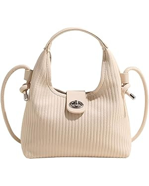 Crossbody Bags for Women,Trendy Mini Square Bag- Comfortable Handle, Lock Closure, Large Capacity... | Amazon (US)