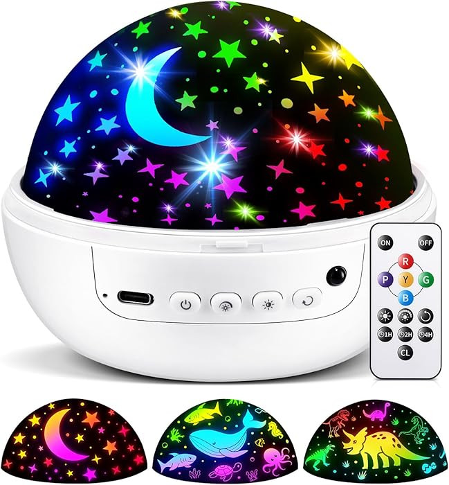 COOLNIGHT Sensory Toys for Babies, 93 Lighting Mode+Dimmable+Timer+Remote Sensory Lights Star Pro... | Amazon (UK)