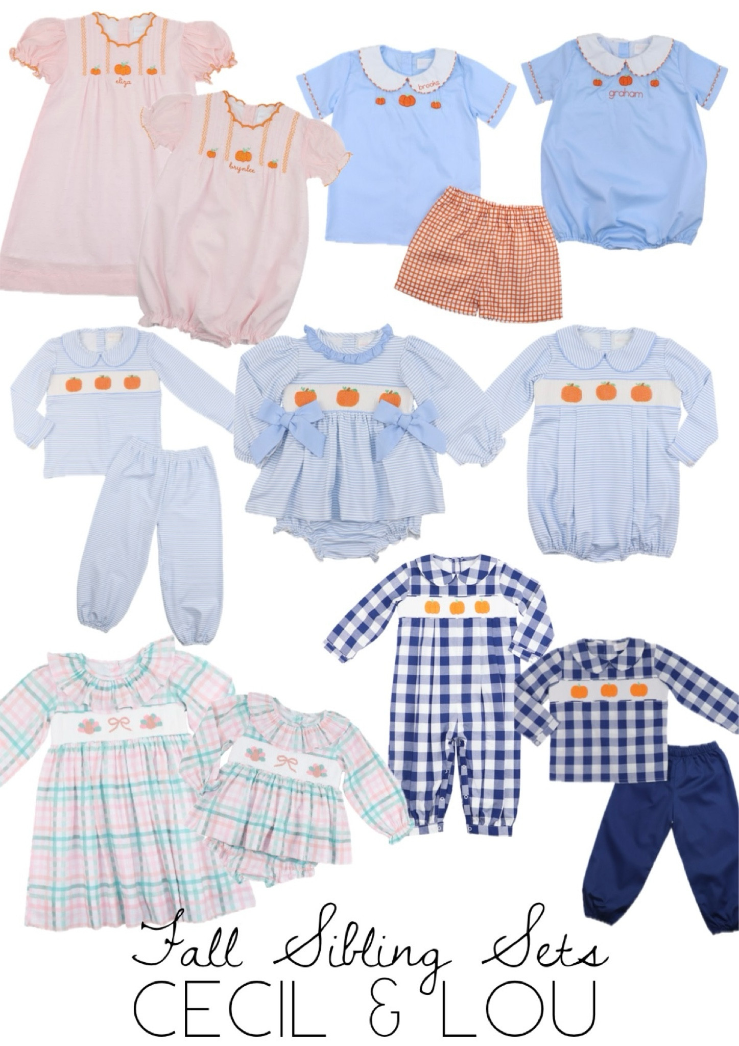 Adorable fall sibling sets from Cecil and Lou! 🎃🦃🍂

#LTKKids #LTKBaby #LTKFamily