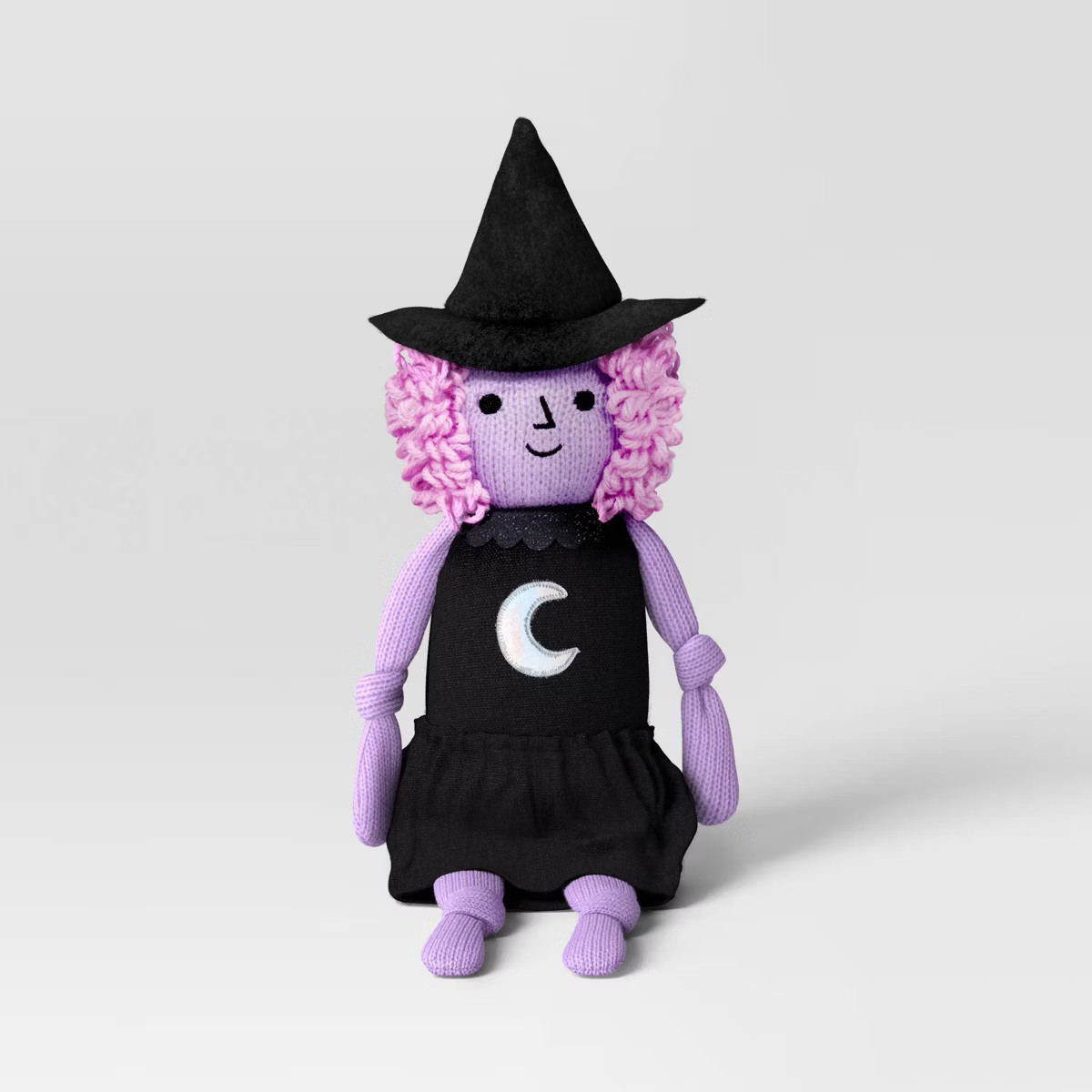 Knit Witch Character Sitabout Figurine - Hyde and EEK! Boutique™ Black/Purple | Target