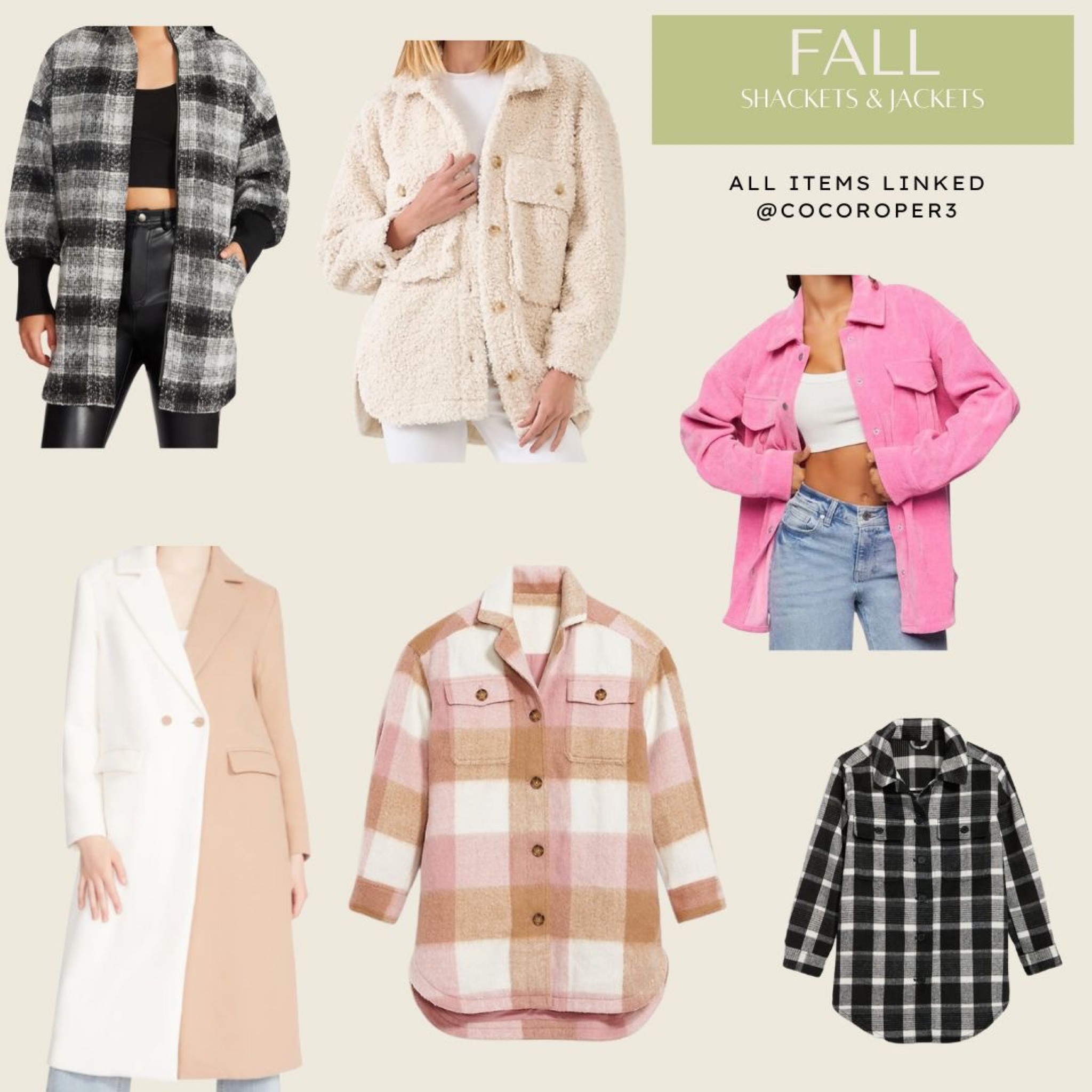 Fall shackets and jackets! The perfect fall cover up to dress up or down! #ltk #shackets #falltk 

#LTKU #LTKstyletip #LTKSeasonal