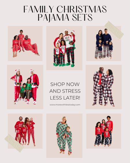 Get your family these adorable matching Christmas pajamas! It's perfect for a memorable photoshoot.

#LTKHoliday #LTKGiftGuide #LTKfamily