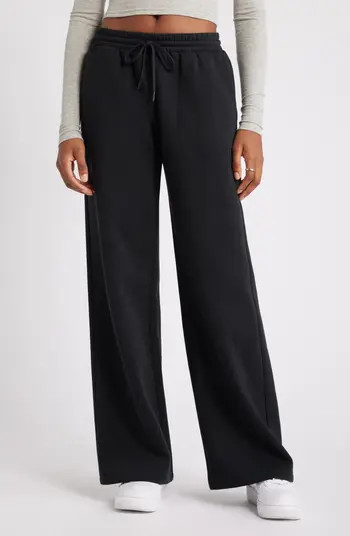 BP. Wide Leg Fleece Pants | Nordstrom | Nordstrom