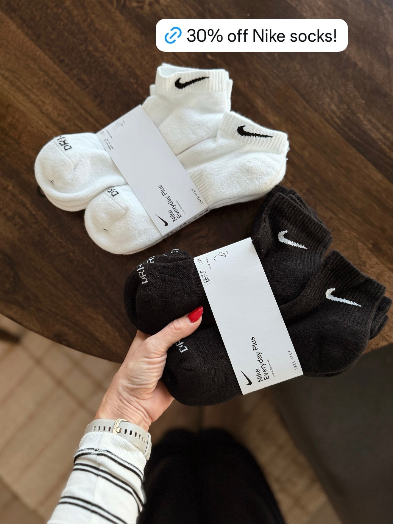 These are a hot commodity around here! Nike socks are 30% off! If you have a teen or tween, these are a must buy when on sale!

#LTKCyberWeek #LTKFindsUnder50 #LTKSaleAlert