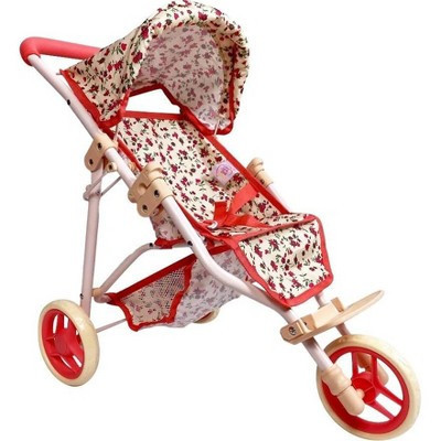 The New York Doll Collection Baby Doll Stroller - Jogging Toy Stroller - Floral | Target