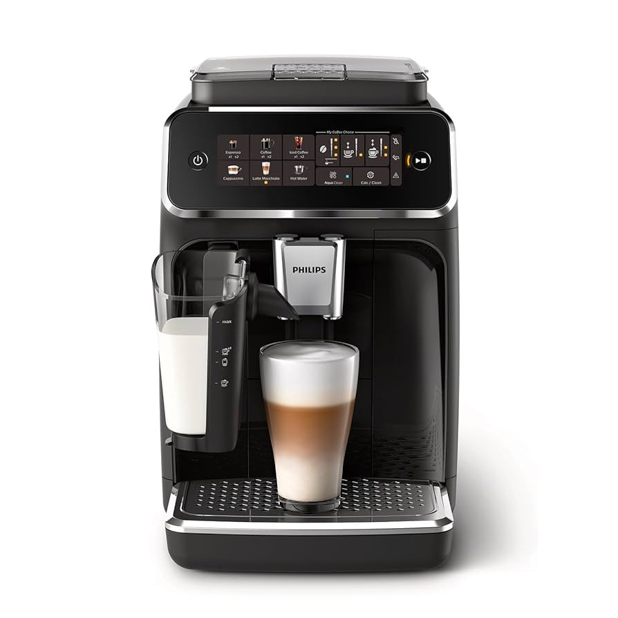 PHILIPS Series 3300 Fully Automatic Espresso Coffee Machine - 6 Hot & Iced Drinks, LatteGo Milk S... | Amazon (US)