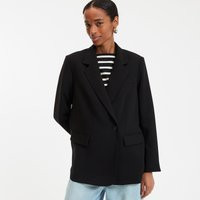 Long Oversize Blazer with Asymmetric Buttoning | La Redoute (UK)