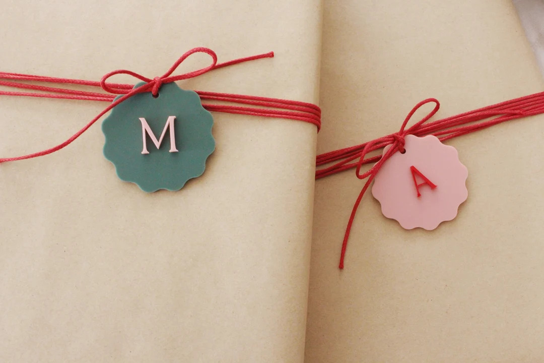 Christmas Gift Tags Personalized Gift Tag Christmas Wrapping - Etsy | Etsy (US)