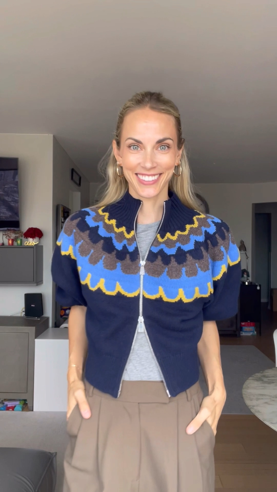 The sweater and earrings are part of the Shopbop buy more save more sale! Hurry it ends tonight 🧿

Wearing a size small in the cropped double zip sweater.  If in between sizes, I recommend sizing up 1 size. 

Shoes are Roger Vivier. 

Pants are the Bea pant from Frankie Shop, so linking same pair but slightly lighter color. 

#ltksweater #ltkfallfashion #ltkfalloutfit #ltkshopbopsale 



#LTKSeasonal #LTKWorkwear #LTKSaleAlert