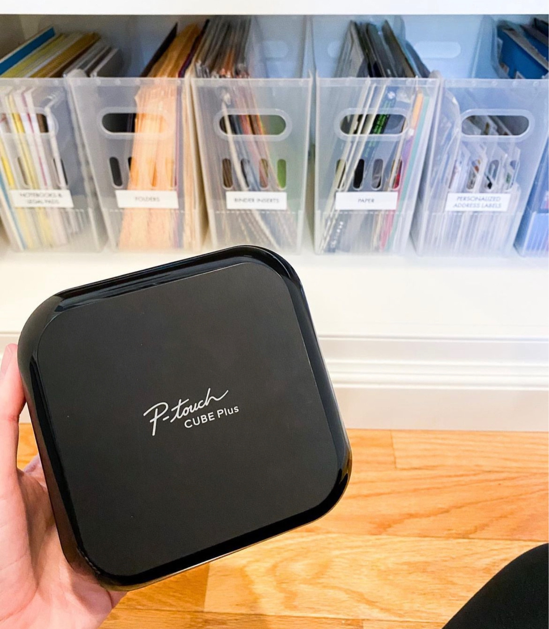 The Ptouch Cube Plus is an organizing must have on jobs! Easy to travel with because it has a zippered case, and easy to navigate through the Brother app. Linked all of my go to off-brand label tape for you! 

Amazon find / Amazon must have / label maker

#LTKhome #LTKfamily #LTKunder50