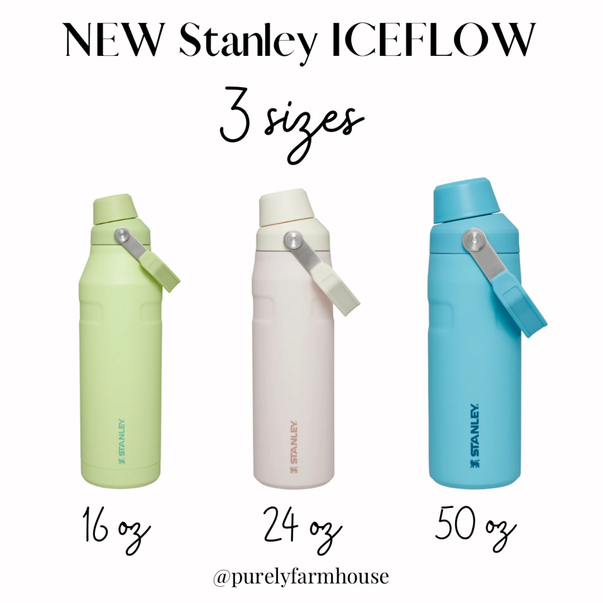 New Stanley ICEFLOW
Light weight and leakproof

Comes in 3 sizes and a ton of colors!