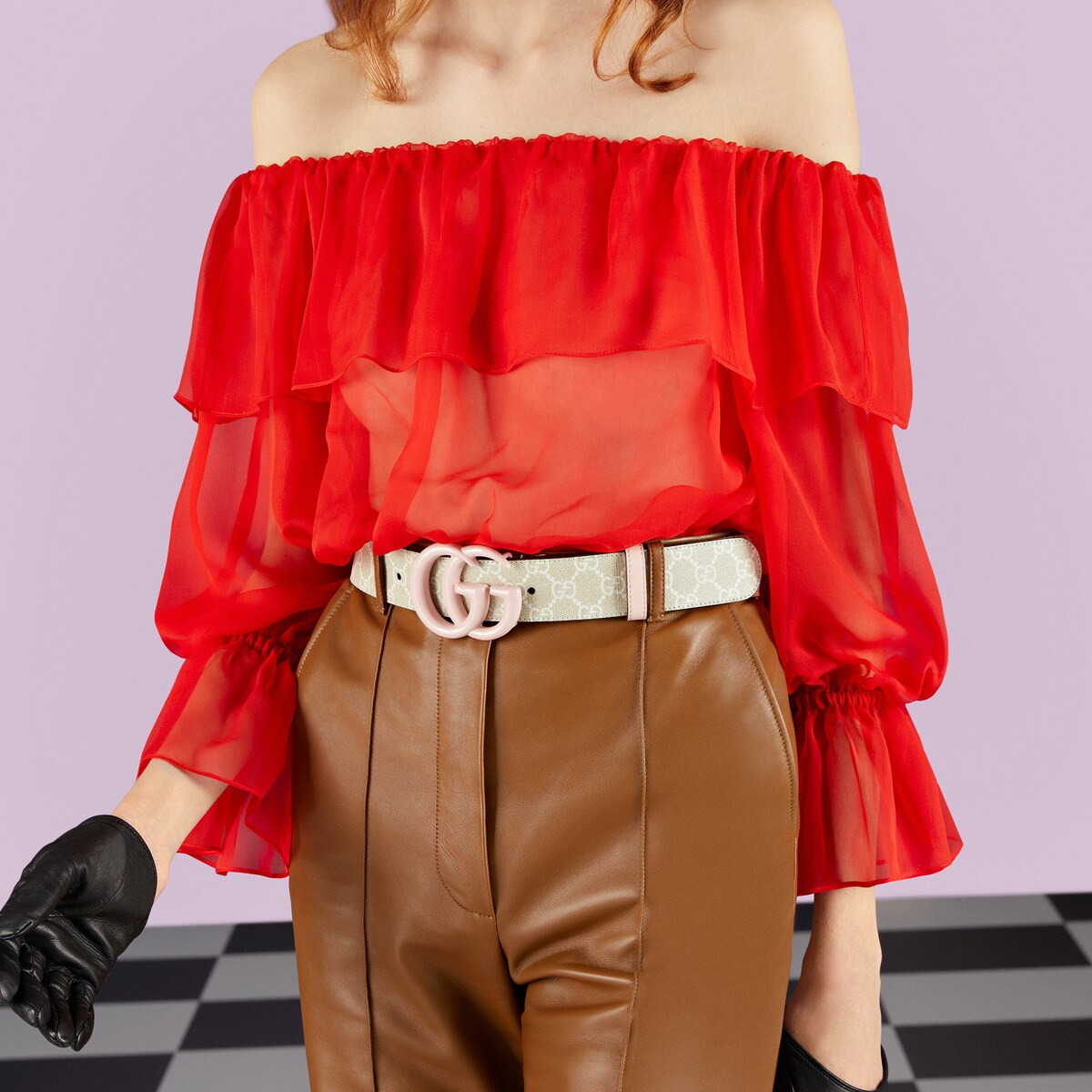 Gucci GG Marmont wide belt | Gucci (US)