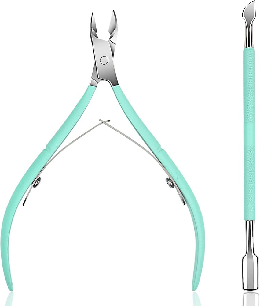 Ejiubas Cuticle Trimmer with Cuticle Pusher Cuticle Nipper Professional Grade Stainless Steel Cut... | Amazon (US)