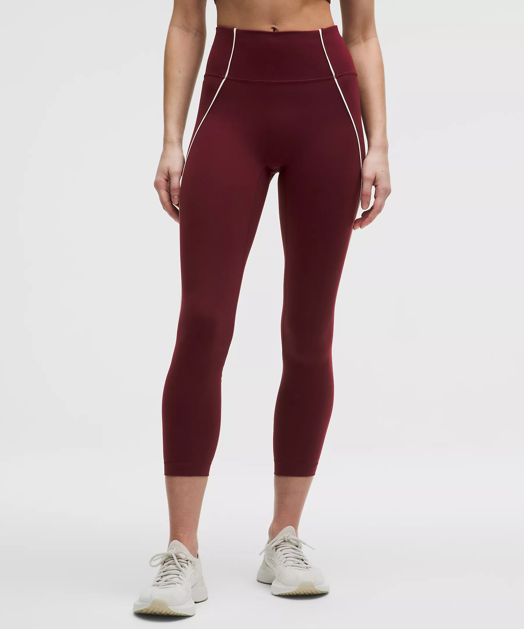 Wunder Train No-Line Piped High-Rise Tight 25" | Lululemon (US)
