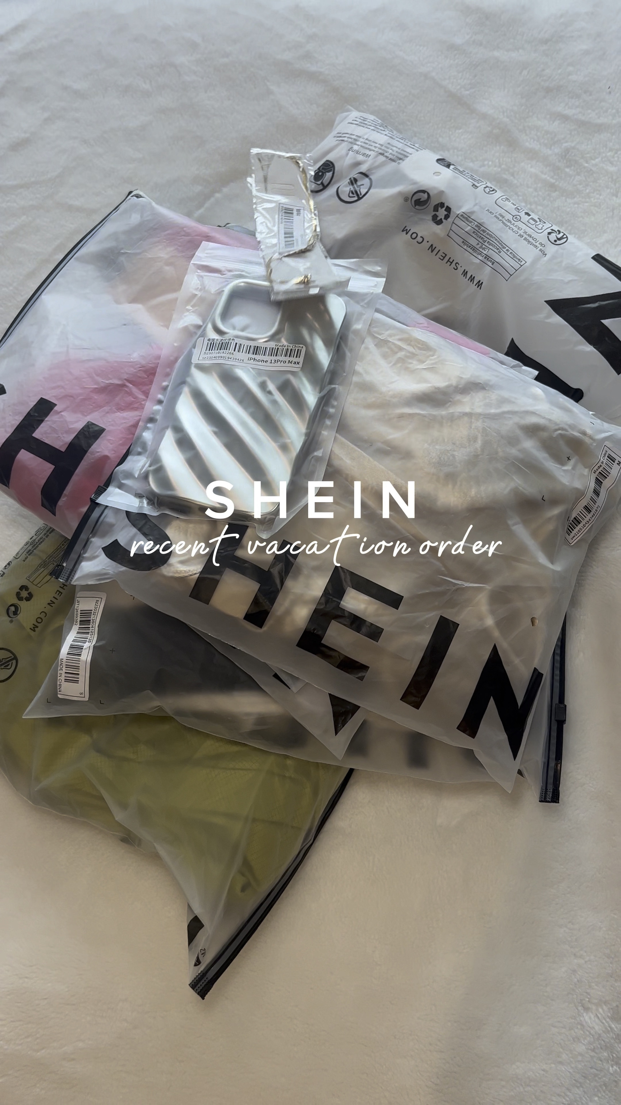 SHEIN recent vacation order🥝💕✈️

Wearing size M in all besides black and white two piece is Small (runs large) #likeit

Vacation outfits
Summer fashion 
Summer style
Vacation style 
Vacation dress 
Summer dress 
Summer heels 
Gold jewelry
Silver jewelry 
Classy dress
Neutral style
Summer shein haul
Two piece sets 
Ruched dress
Summer blouse
Summer tops 
Silver phone case

#LTKstyletip #LTKSeasonal #LTKtravel