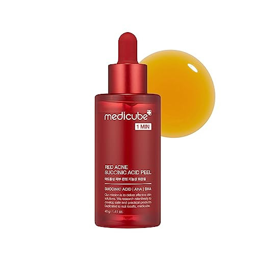 Medicube 21% Acid Wash-off Exfoliant (AHA+BHA+Succinic Acid), Wash-off Resurfacing Serum, Best for bumpy, breakout-prone skin, Korean Skincare (1.41fl.oz.) | Amazon (US)