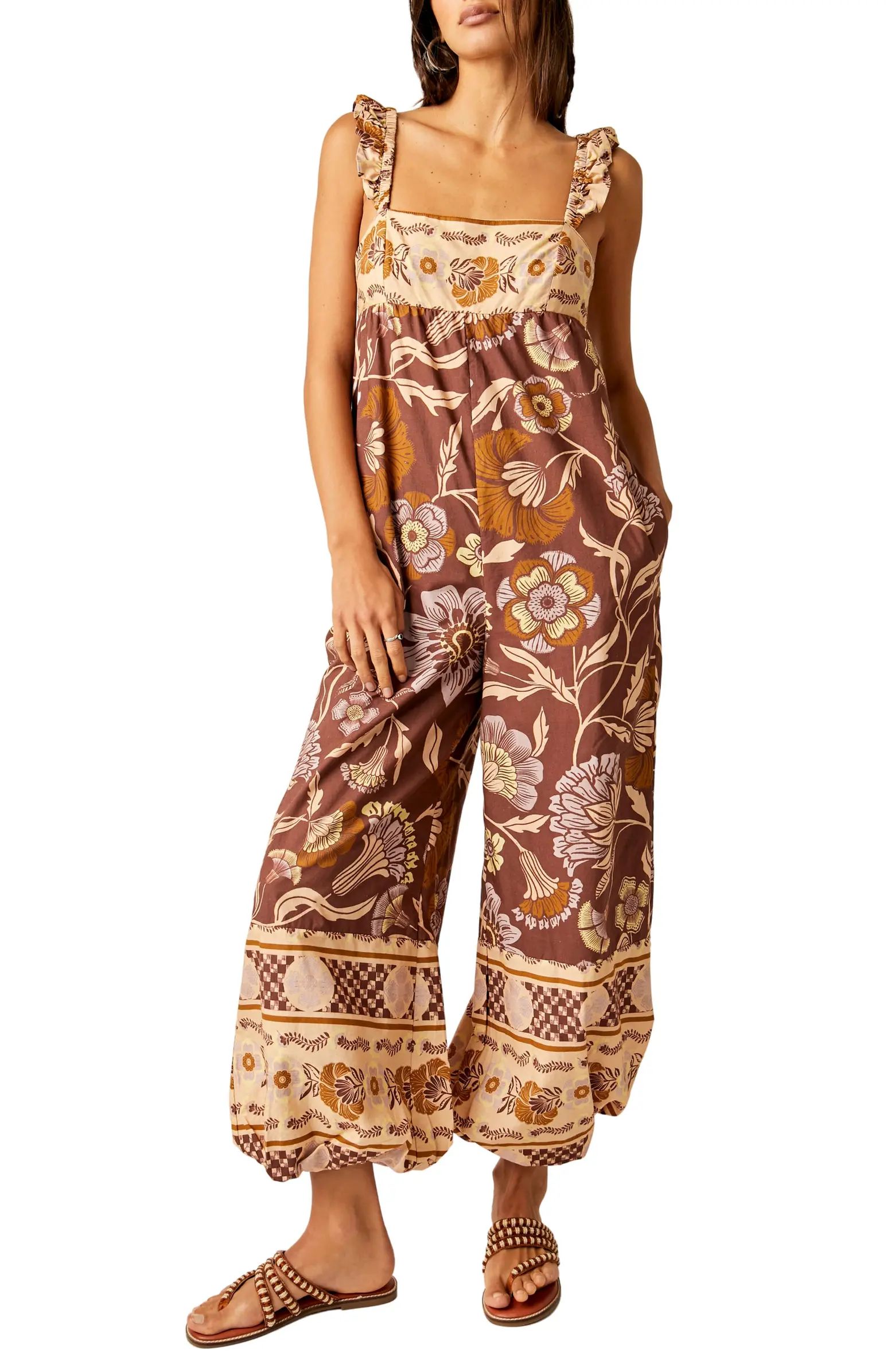 Bali Albright Floral Cotton Jumpsuit | Nordstrom
