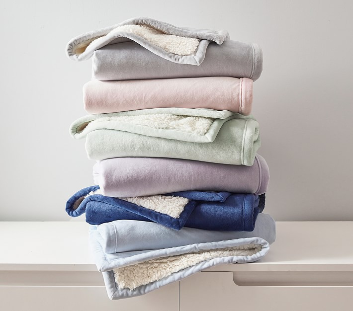 Sherpa Baby Blanket | Pottery Barn Kids