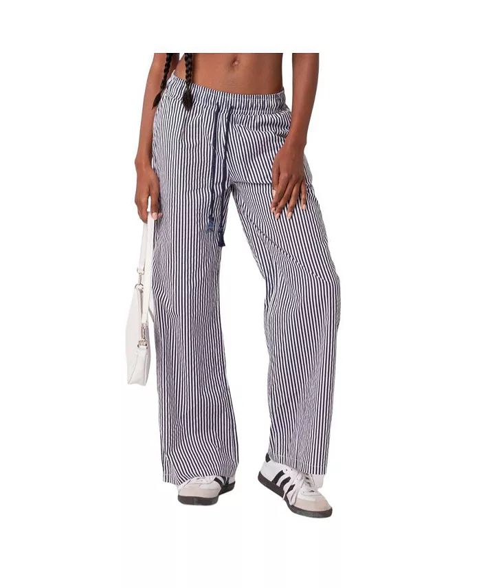 Edikted Seaside Striped Pants - Macy's | Macy's