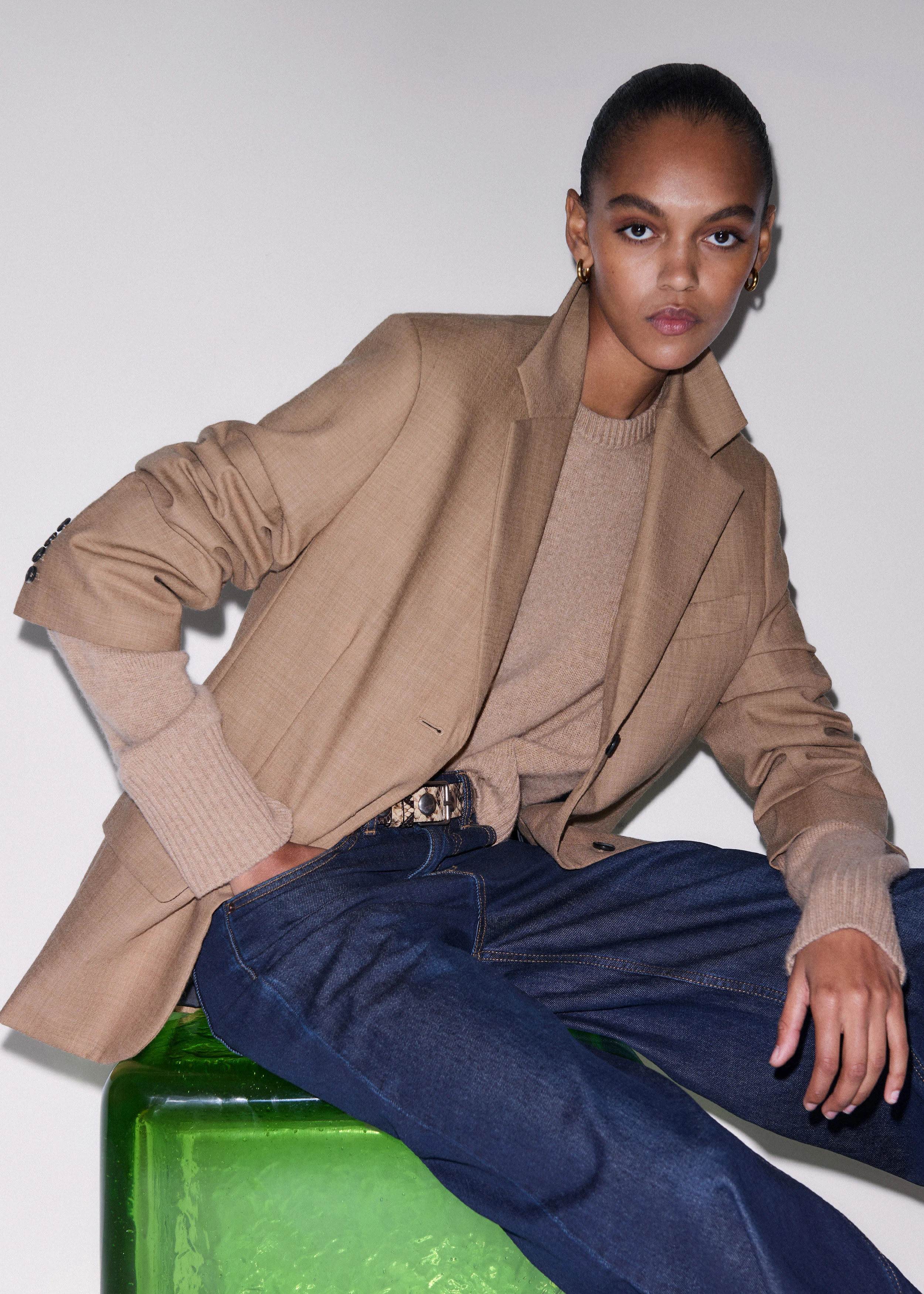 Oversized Blazer Italian Wool | ME+EM Global (Excluding US)