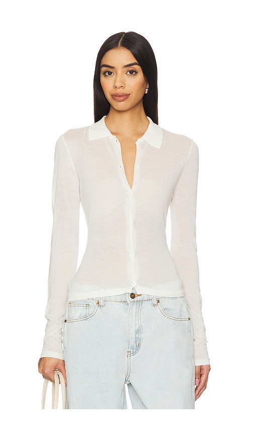 LIONESS Banks Long Sleeve Top in Ivory. Size L. Also in M, S, XL, XS, XXS. | Revolve Clothing (Global)