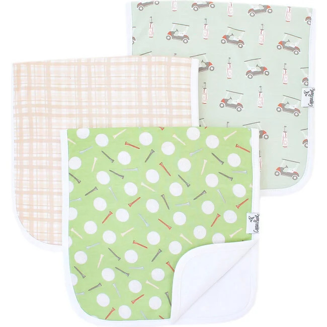 Burp Cloths | Bogey Premium Copper Pearl | Maisonette | Maisonette