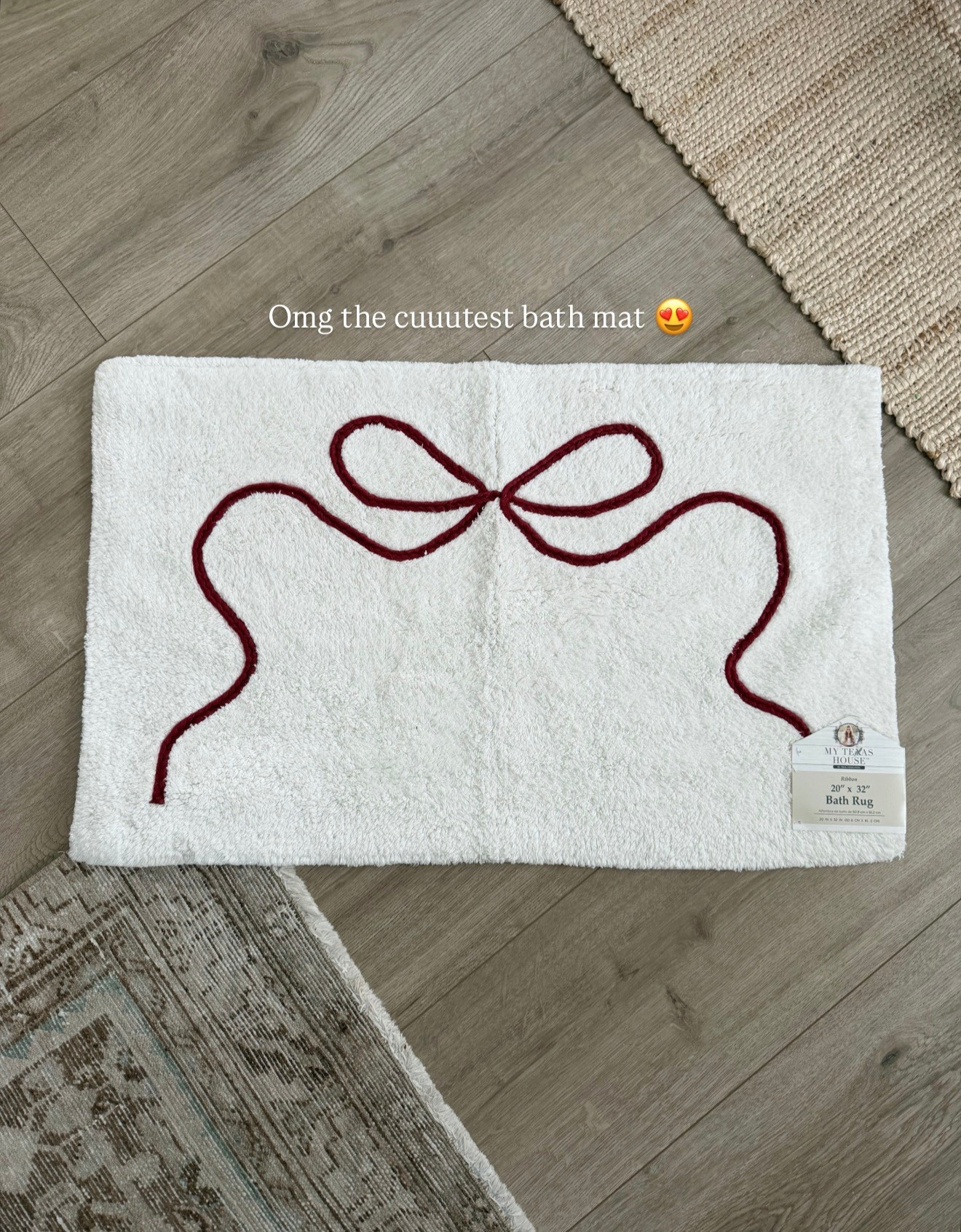 The cutest bow bath mat! I’m going to use this all year round 😄😍

#LTKFindsUnder50 #LTKHome #LTKHoliday