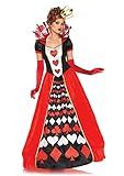 Leg Avenue Women's Wonderland Queen of Hearts Halloween Costume | Amazon (US)