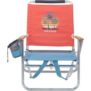 Life is Good Aluminum Backpack Chair, Orange | CVS Health